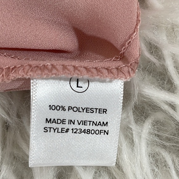 FASHION NOVA Love At First Sight Blouse Pink Size Large NEW - Picture 9 of 11